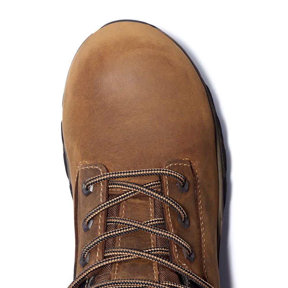 Botas de Trabajo Timberland Mujer Pro® Hypercharge 6-Inch Composite-Toe Waterproof Marrones/Negras -